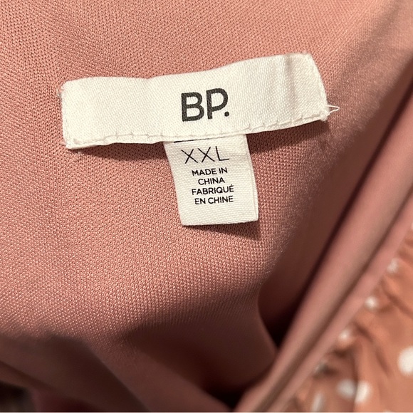 Nordstrom BP XXL Polka Dot Ruffle Wrap Dress - Picture 7 of 7